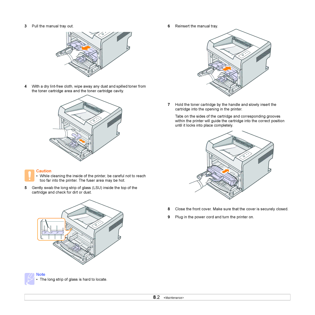 Xerox 3124 manual Maintenance 