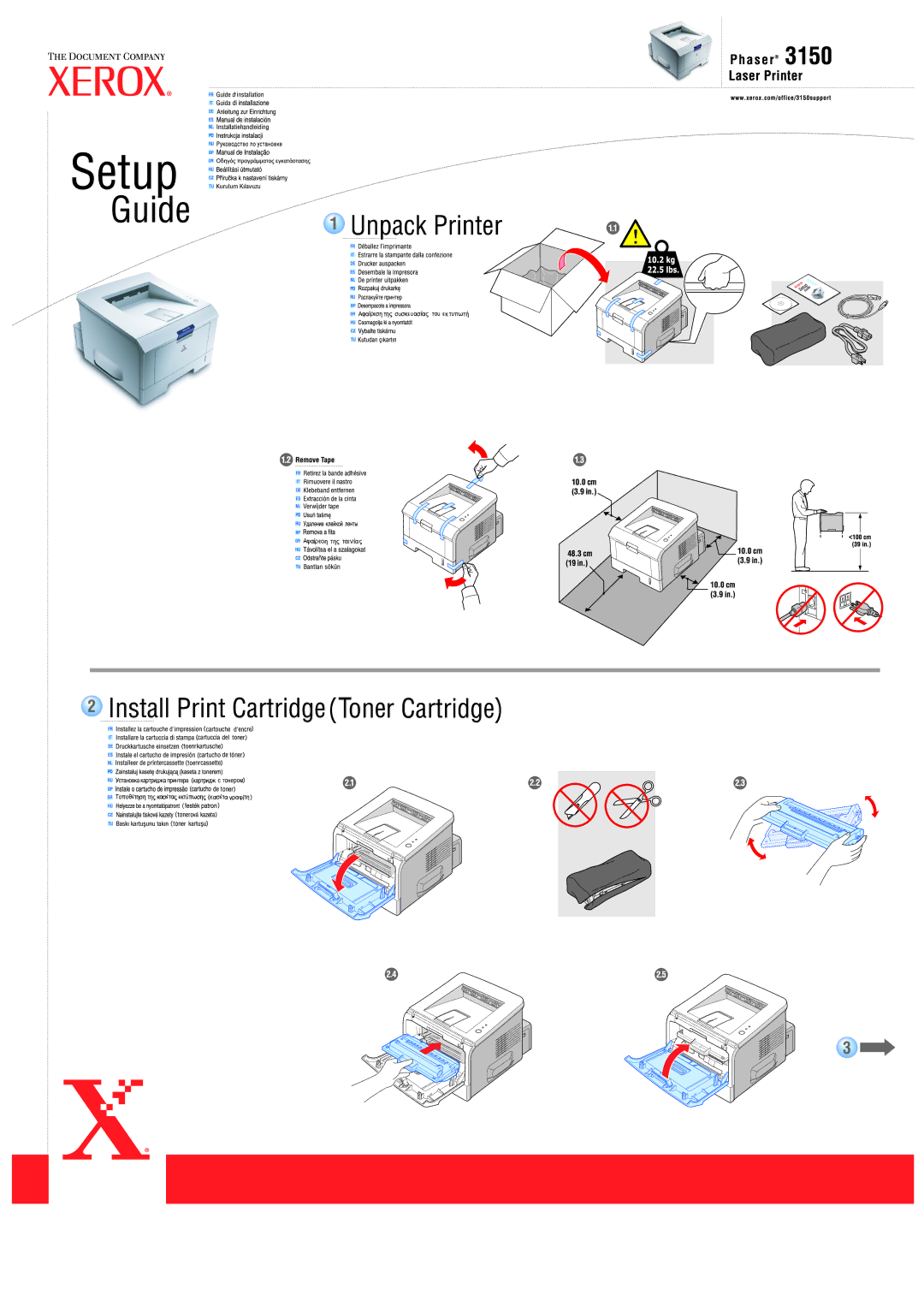 Xerox 3150 manual 