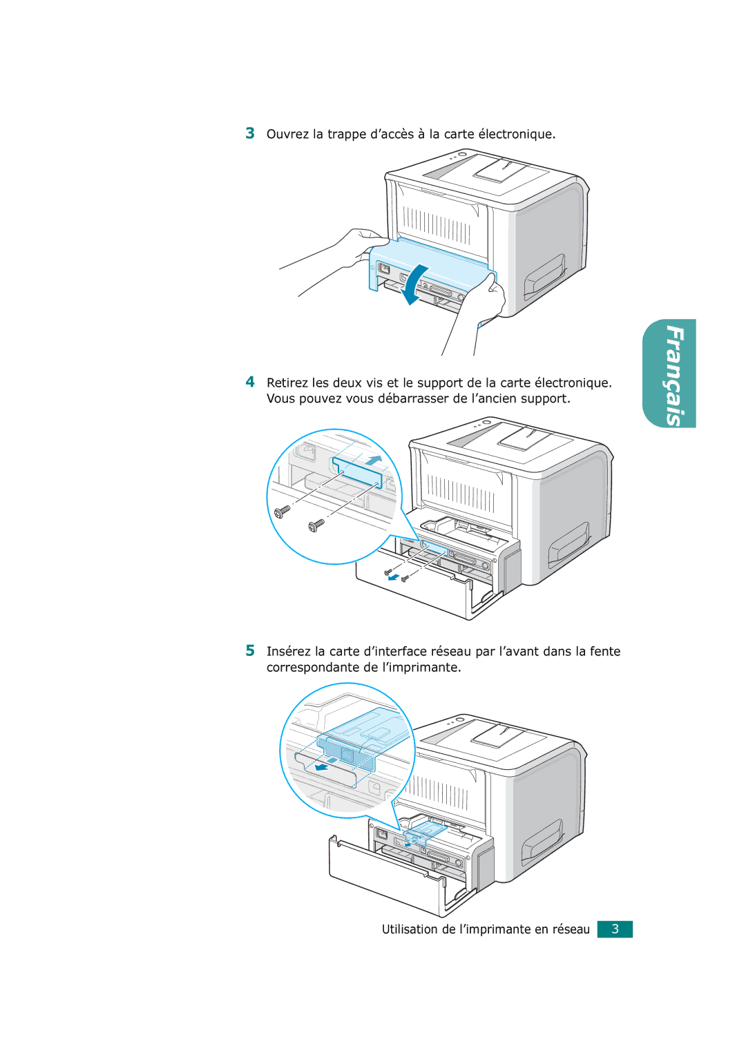 Xerox 3150 manual Français 