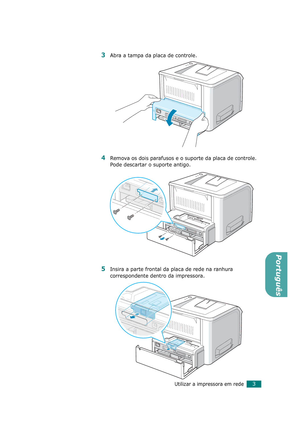 Xerox 3150 manual Português 