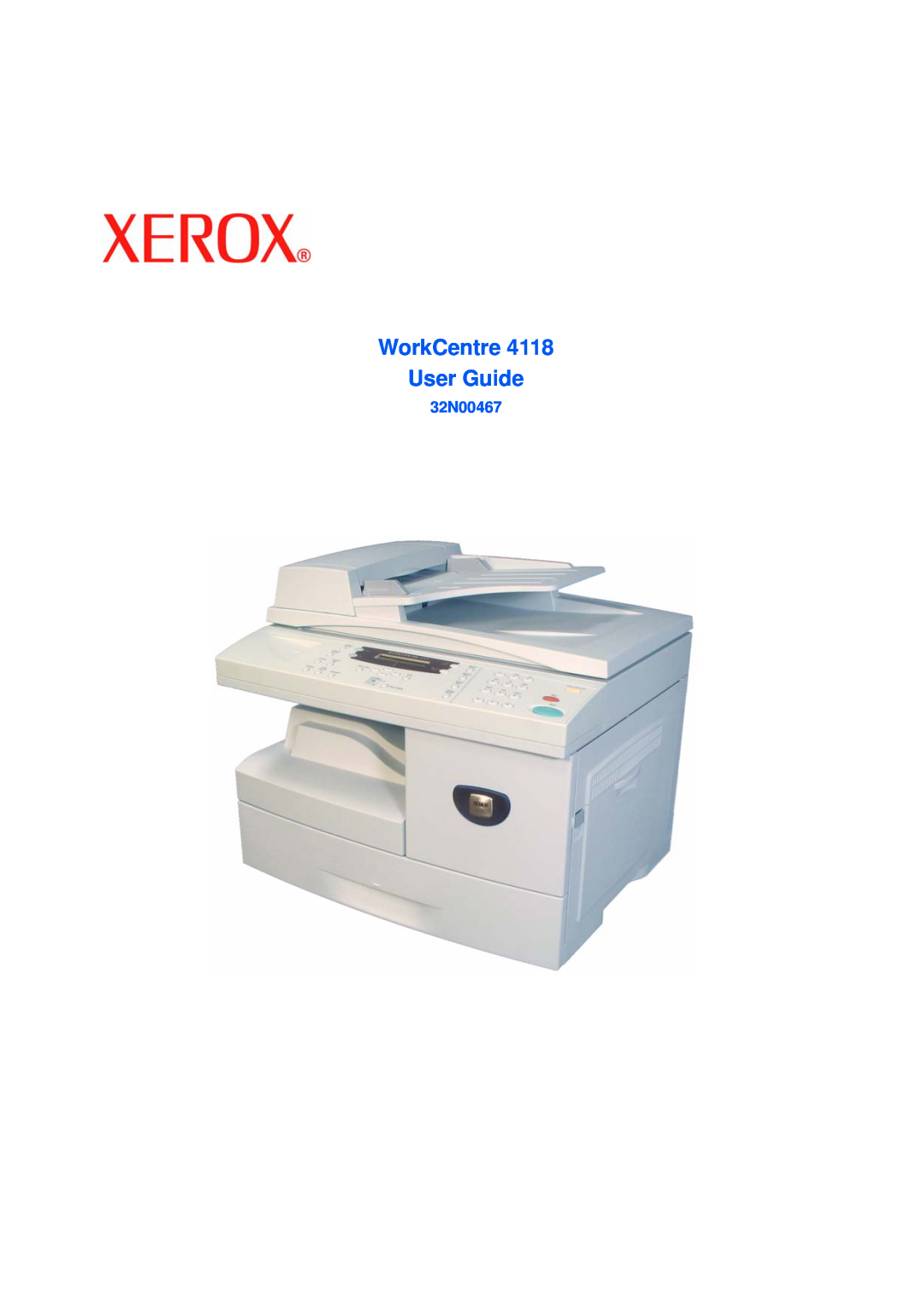 Xerox 32N00467 manual WorkCentre, User Guide 