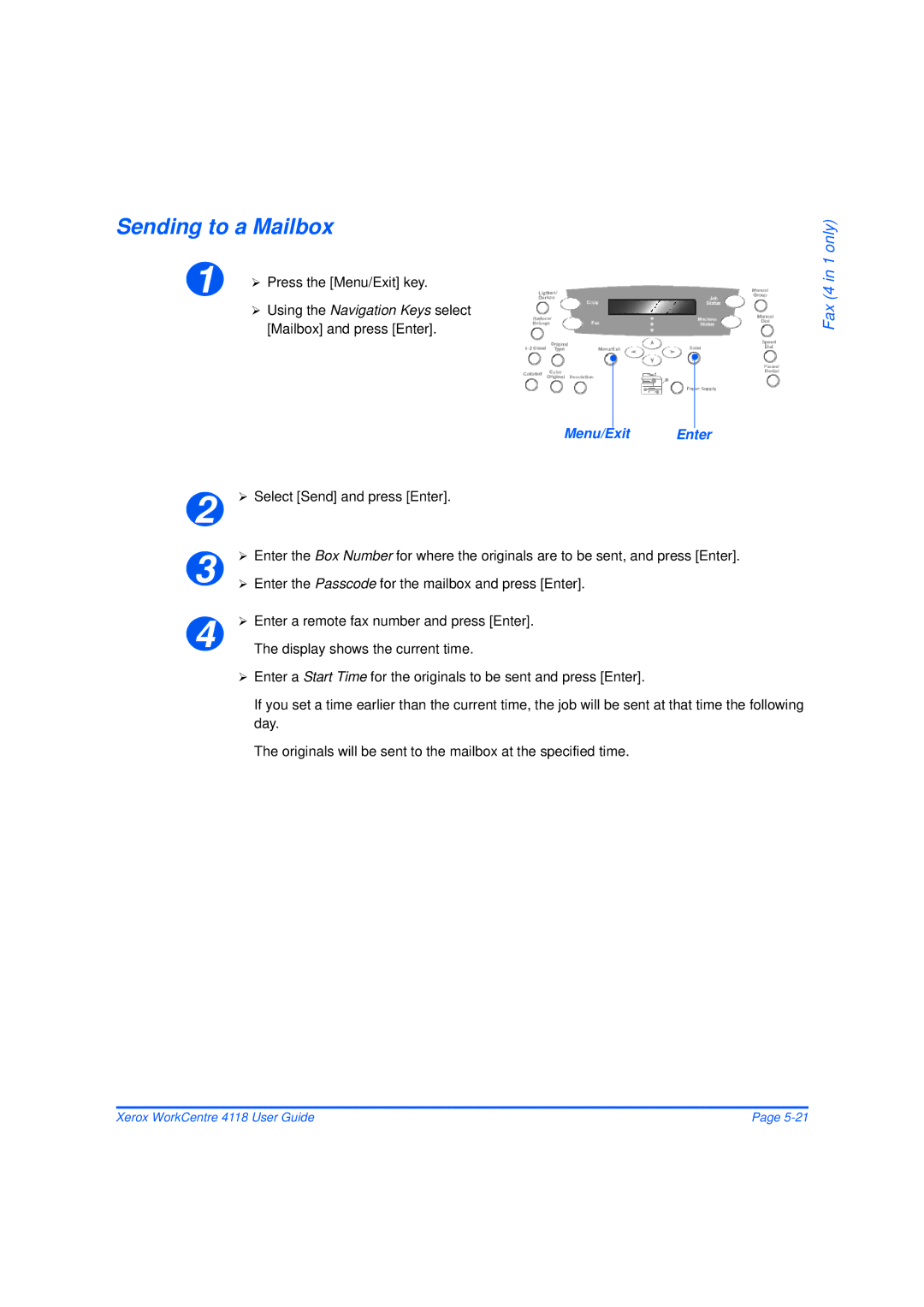 Xerox 32N00467 manual Sending to a Mailbox 