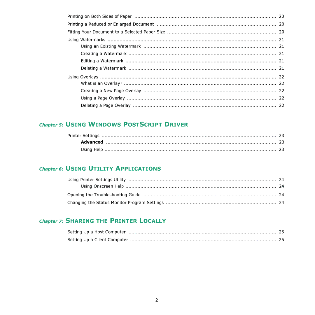 Xerox 3435DN manual Using Windows Postscript Driver 