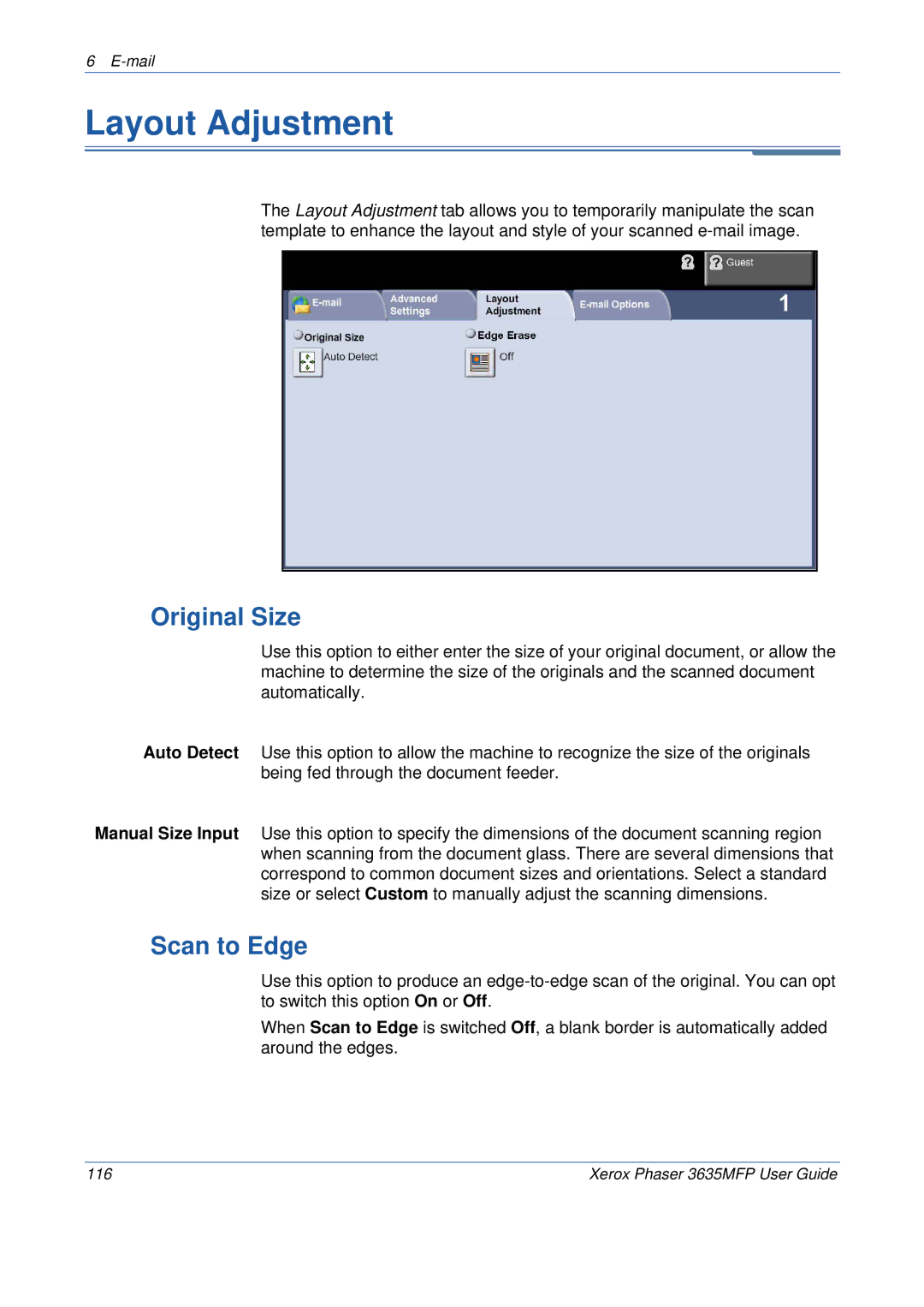 Xerox 3635MFP/S manual Xerox Phaser 3635MFP User Guide 