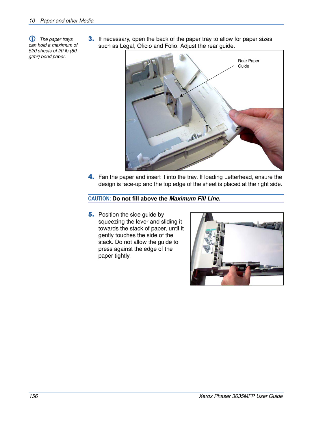 Xerox 3635MFP/S manual Xerox Phaser 3635MFP User Guide 