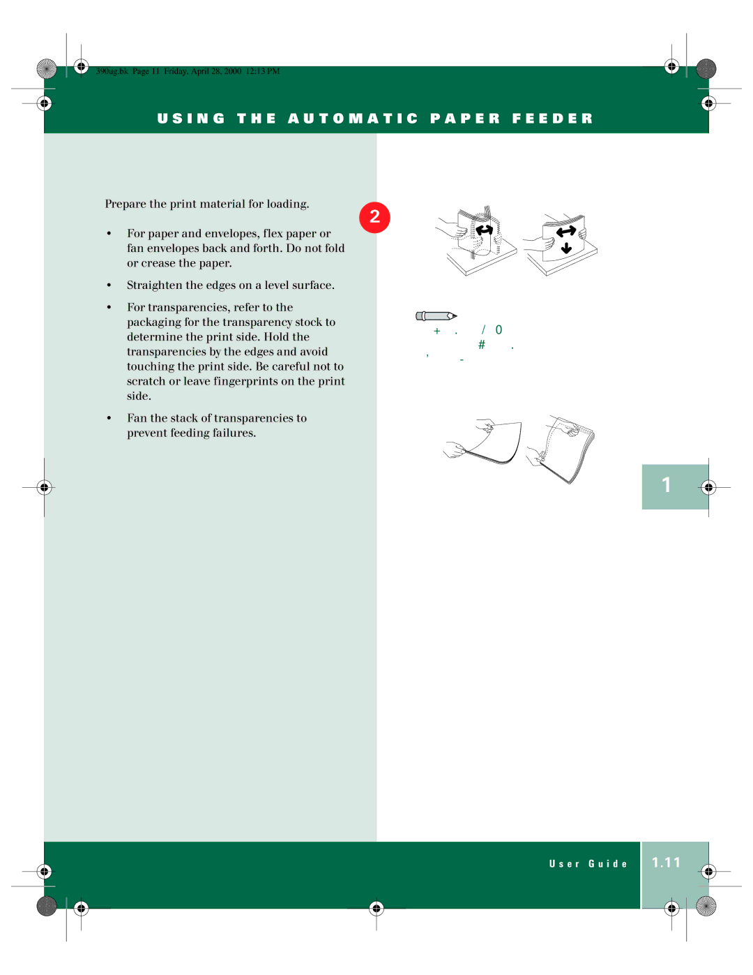 Xerox manual 390ug.bk Page 11 Friday, April 28, 2000 1213 PM 