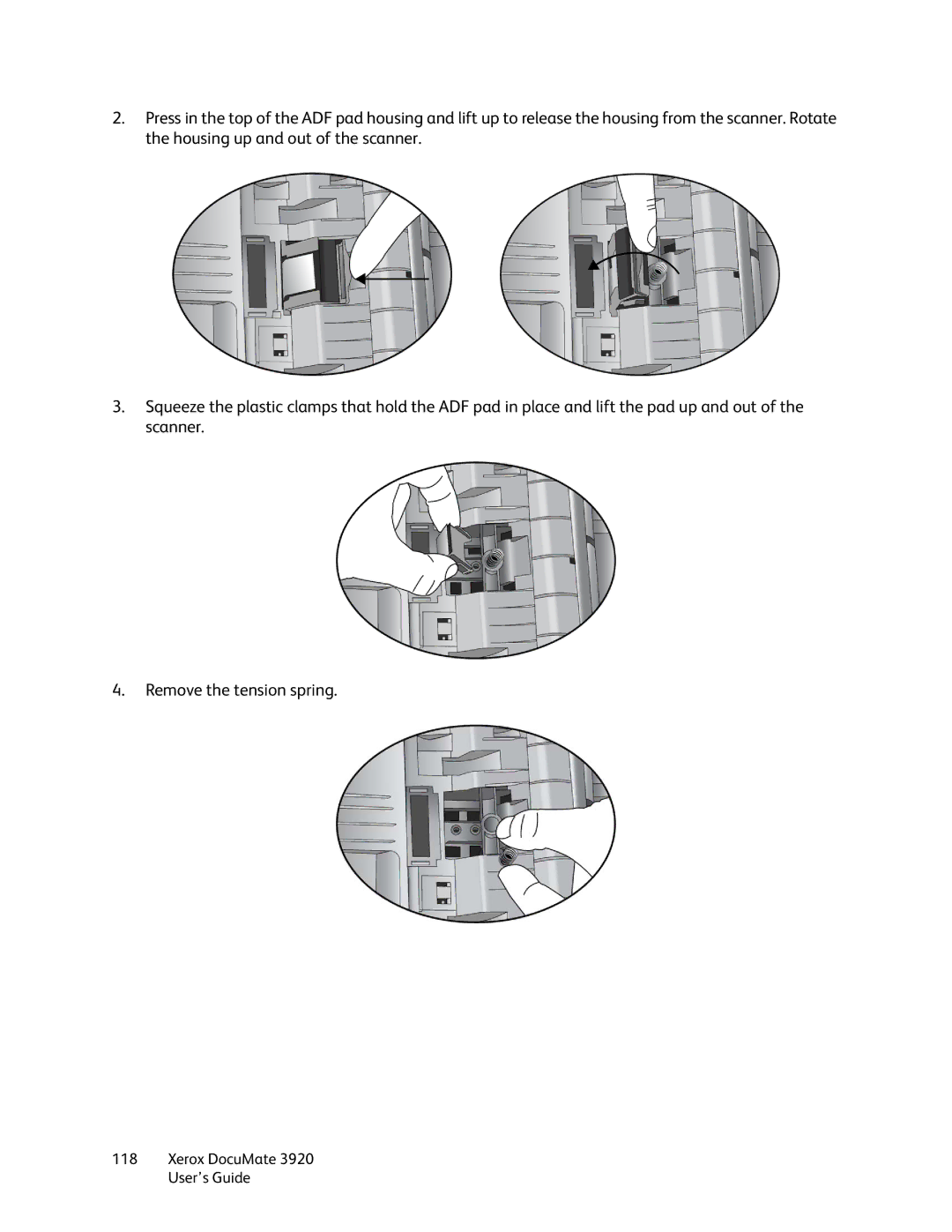 Xerox manual Xerox DocuMate 3920 User’s Guide 