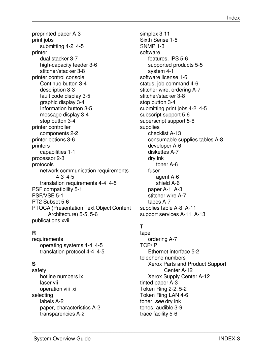 Xerox 4050, 4090 manual Tcp/Ip 