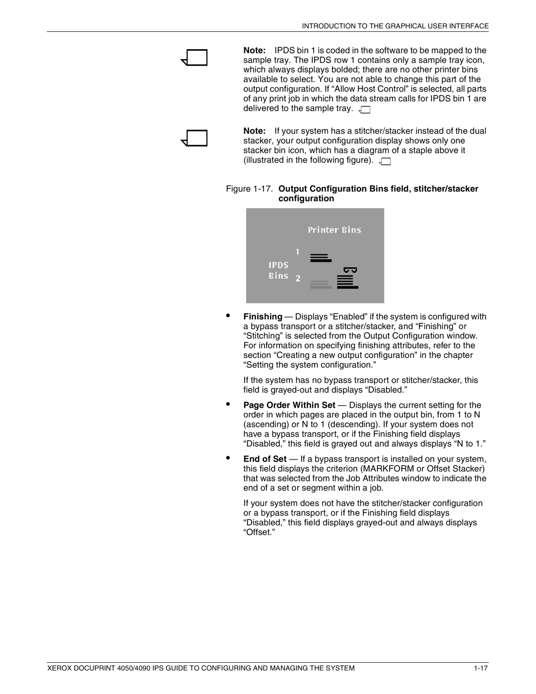 Xerox 4050 IPS, 4090 IPS manual Introduction to the Graphical User Interface 