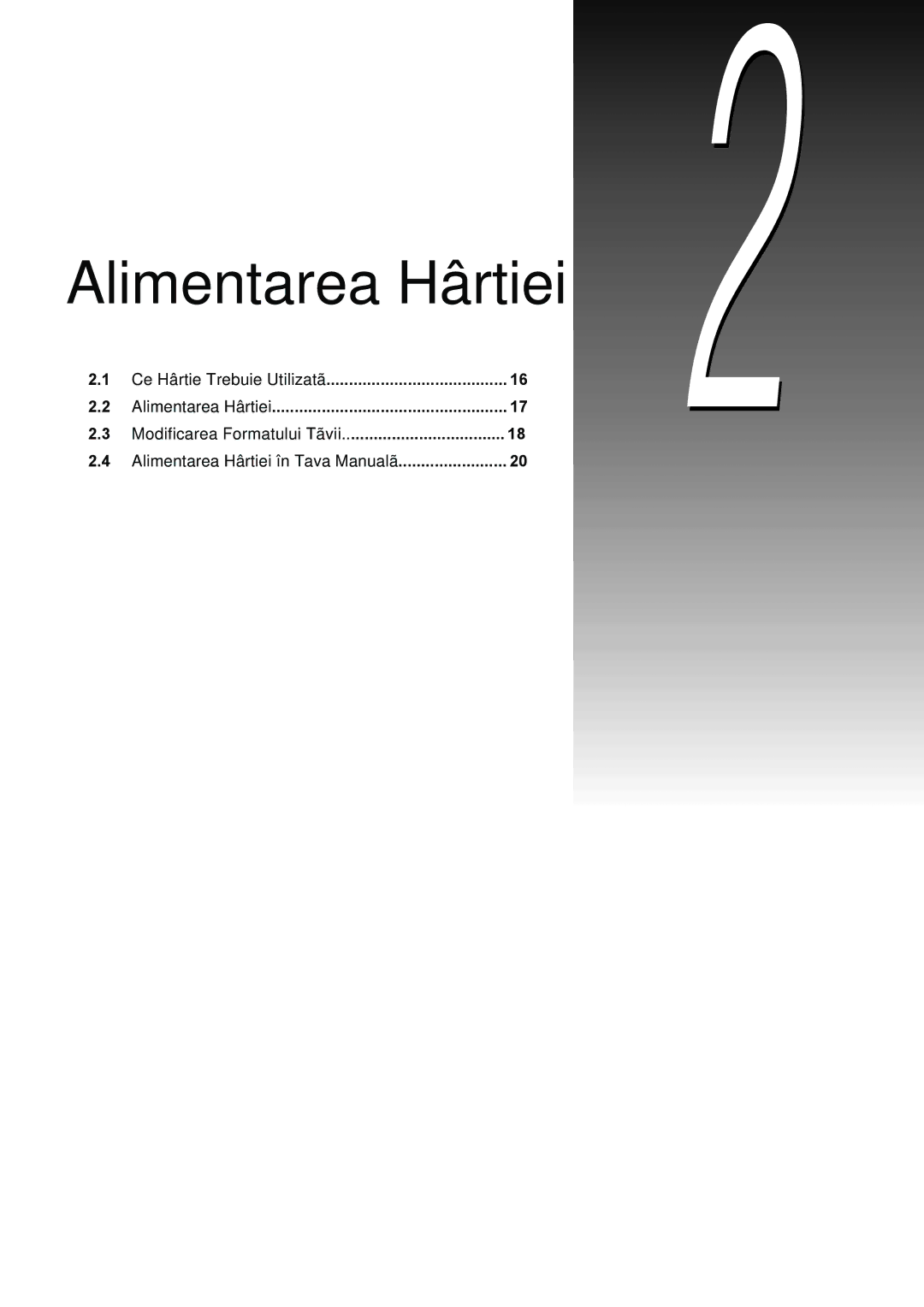 Xerox 420 manual Alimentarea Hârtiei 