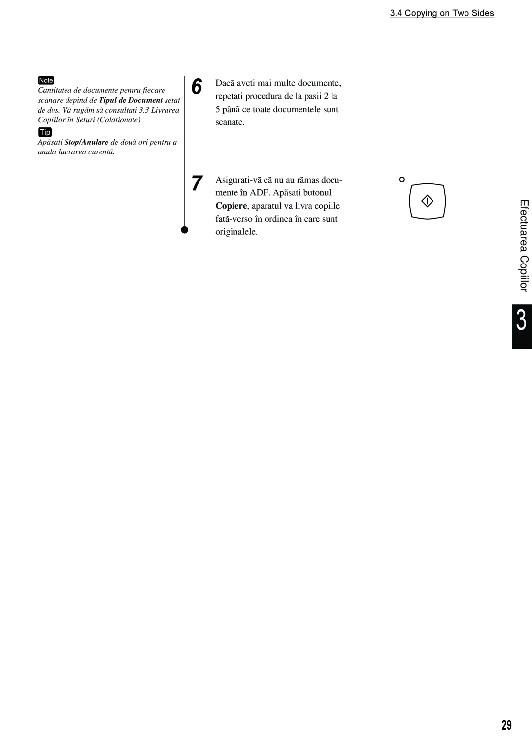 Xerox 420 manual Copying on Two Sides 