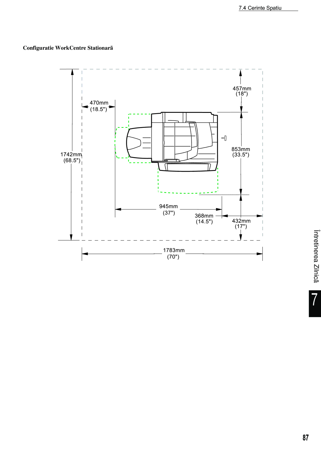 Xerox 420 manual Configuratie WorkCentre Stationarã 