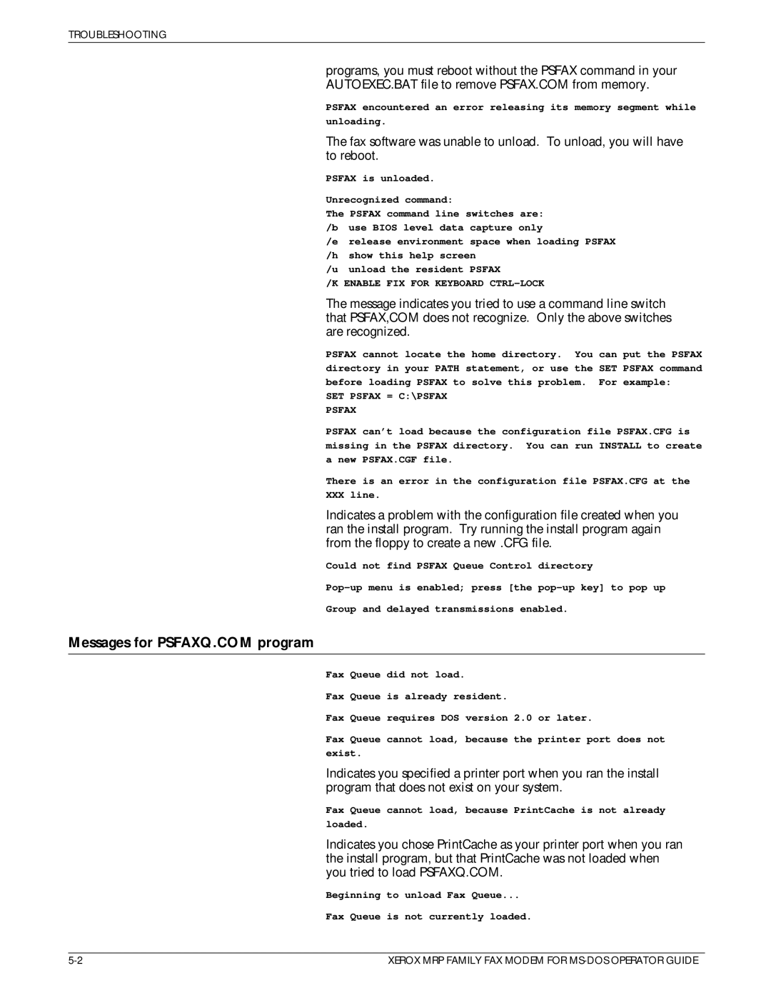 Xerox 4219/MRP, 4230/MRP, 4220/MRP manual Enable FIX for Keyboard CTRL-LOCK 