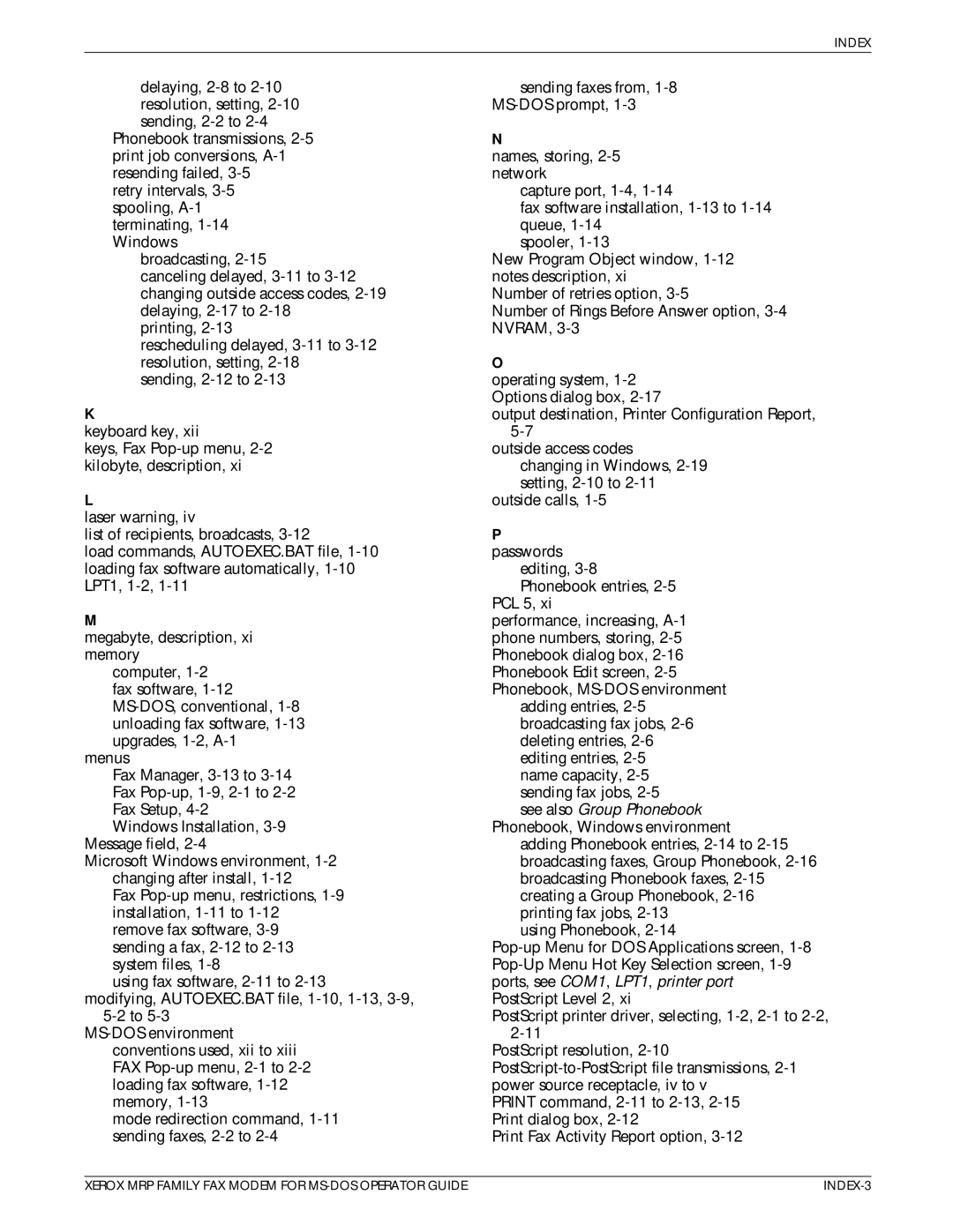 Xerox 4230/MRP, 4220/MRP, 4219/MRP manual Passwords, See also Group Phonebook 