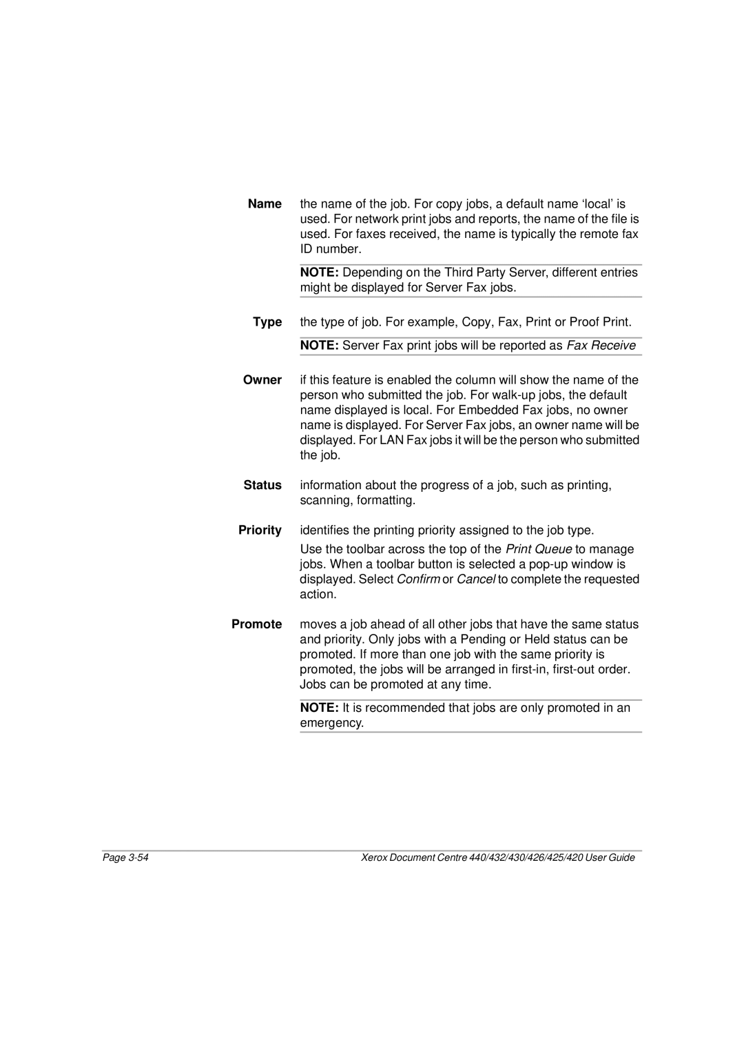 Xerox manual Xerox Document Centre 440/432/430/426/425/420 User Guide 