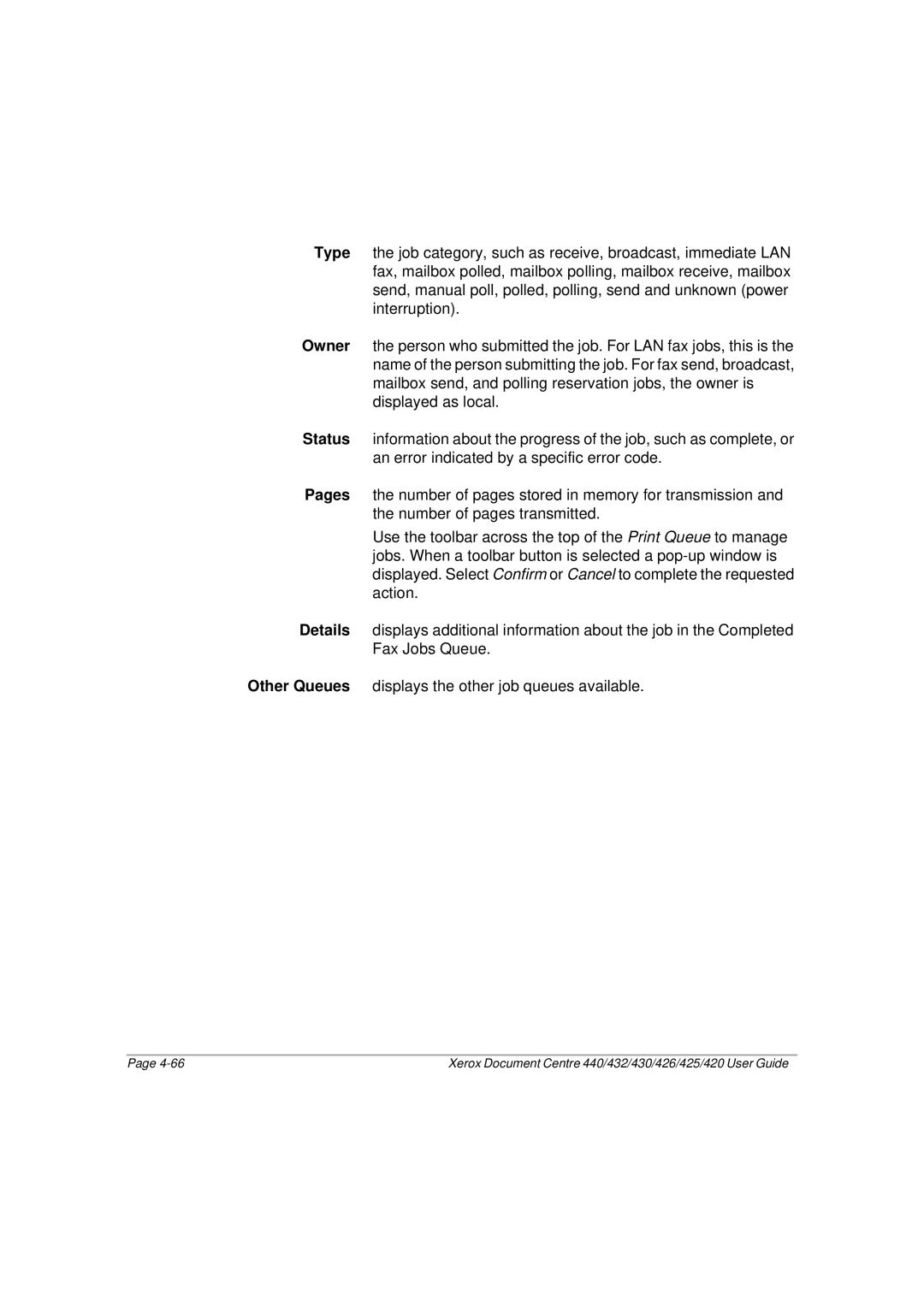 Xerox manual Xerox Document Centre 440/432/430/426/425/420 User Guide 