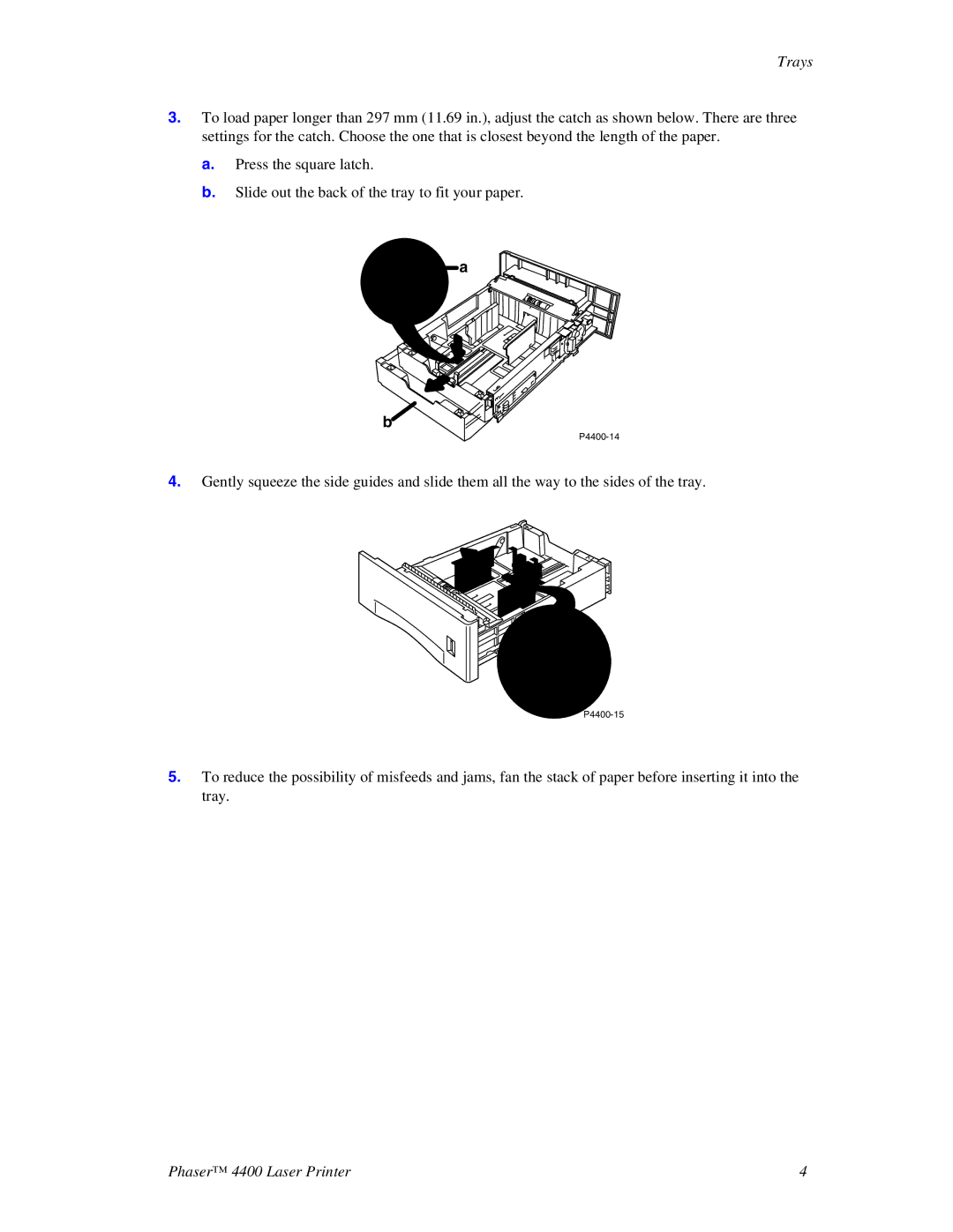 Xerox manual P4400-14 