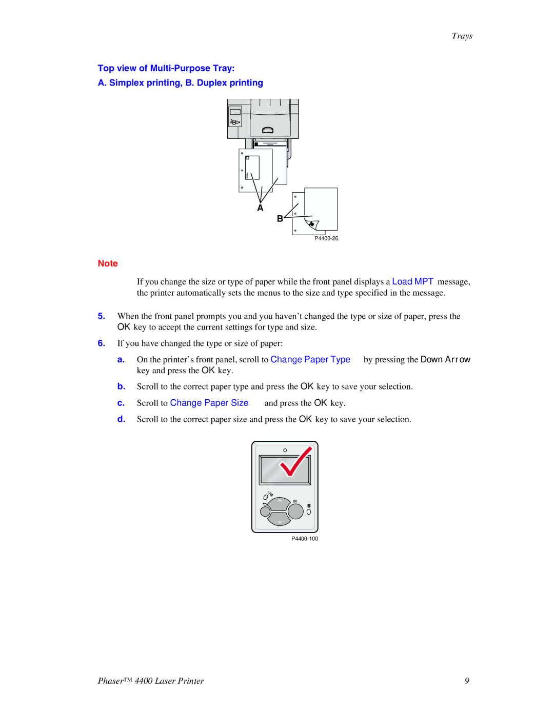 Xerox manual P4400-26 