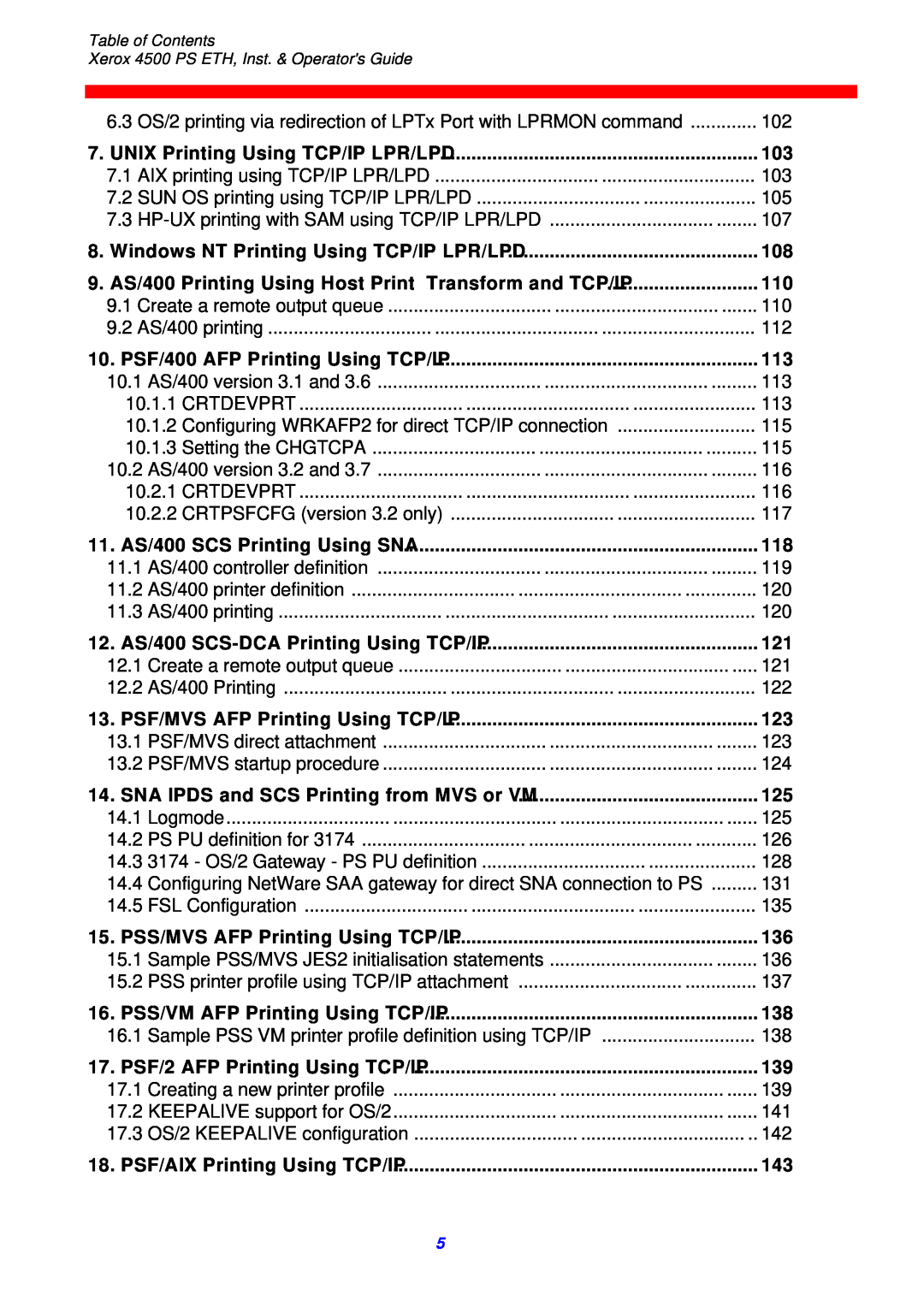 Xerox 4500 ps eth instruction manual UNIX Printing Using TCP/IP LPR/LPD, Windows NT Printing Using TCP/IP LPR/LPD 