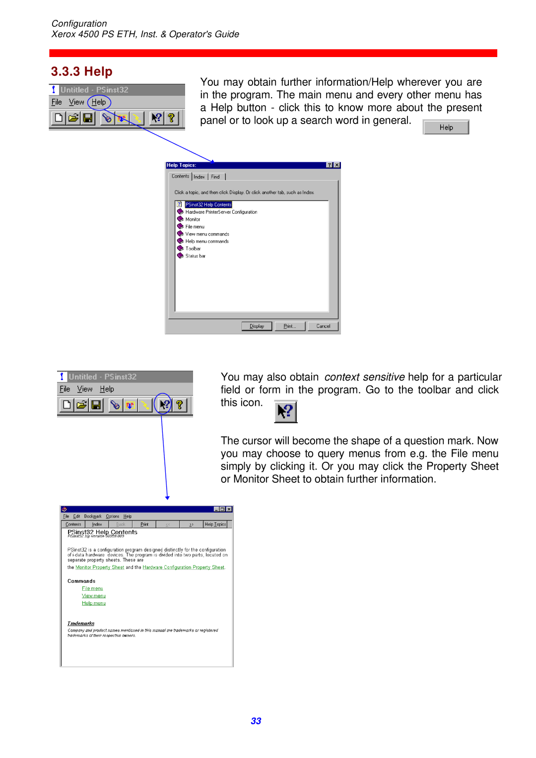 Xerox 4500 ps eth instruction manual Help 