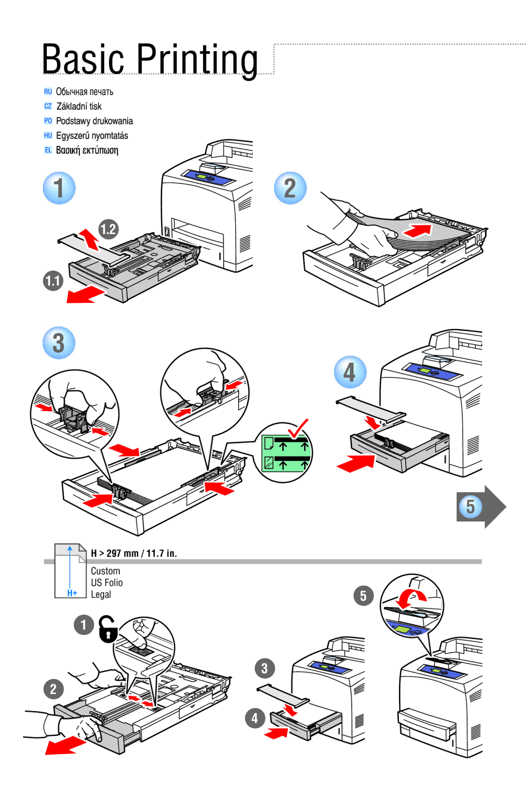 Xerox 4500 manual Basic Printing 