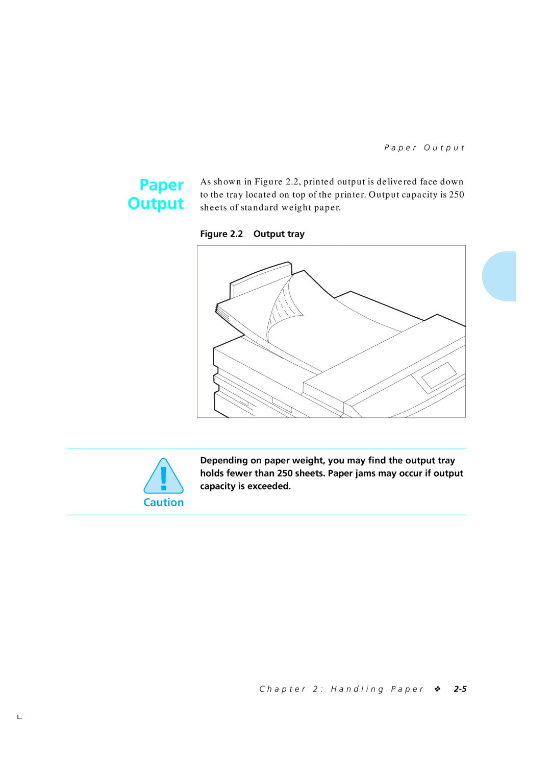 Xerox 4510/4510ps, 4505/4505ps manual Paper Output, P e r O u t p u t 