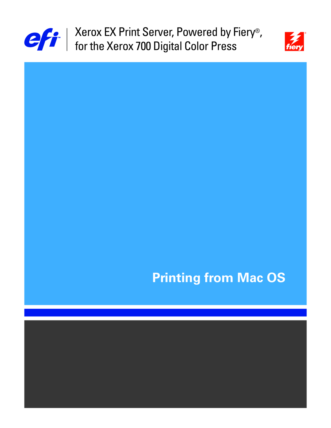 Xerox 45069888 manual Printing from Mac OS 