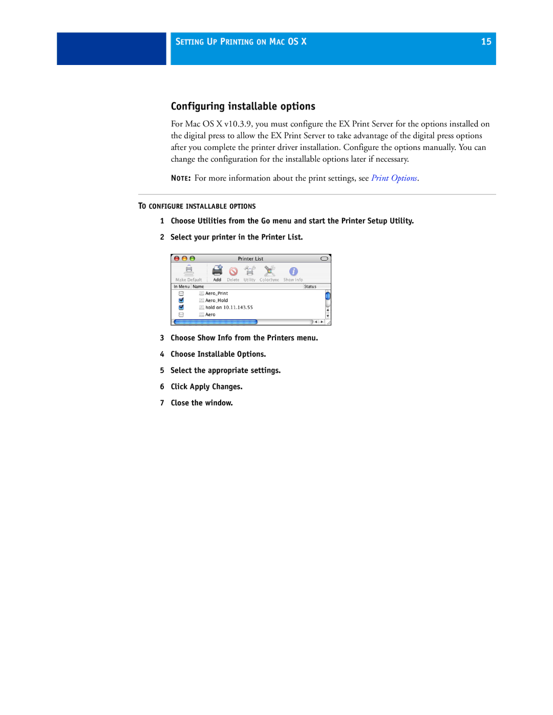 Xerox 45069888 manual Configuring installable options 