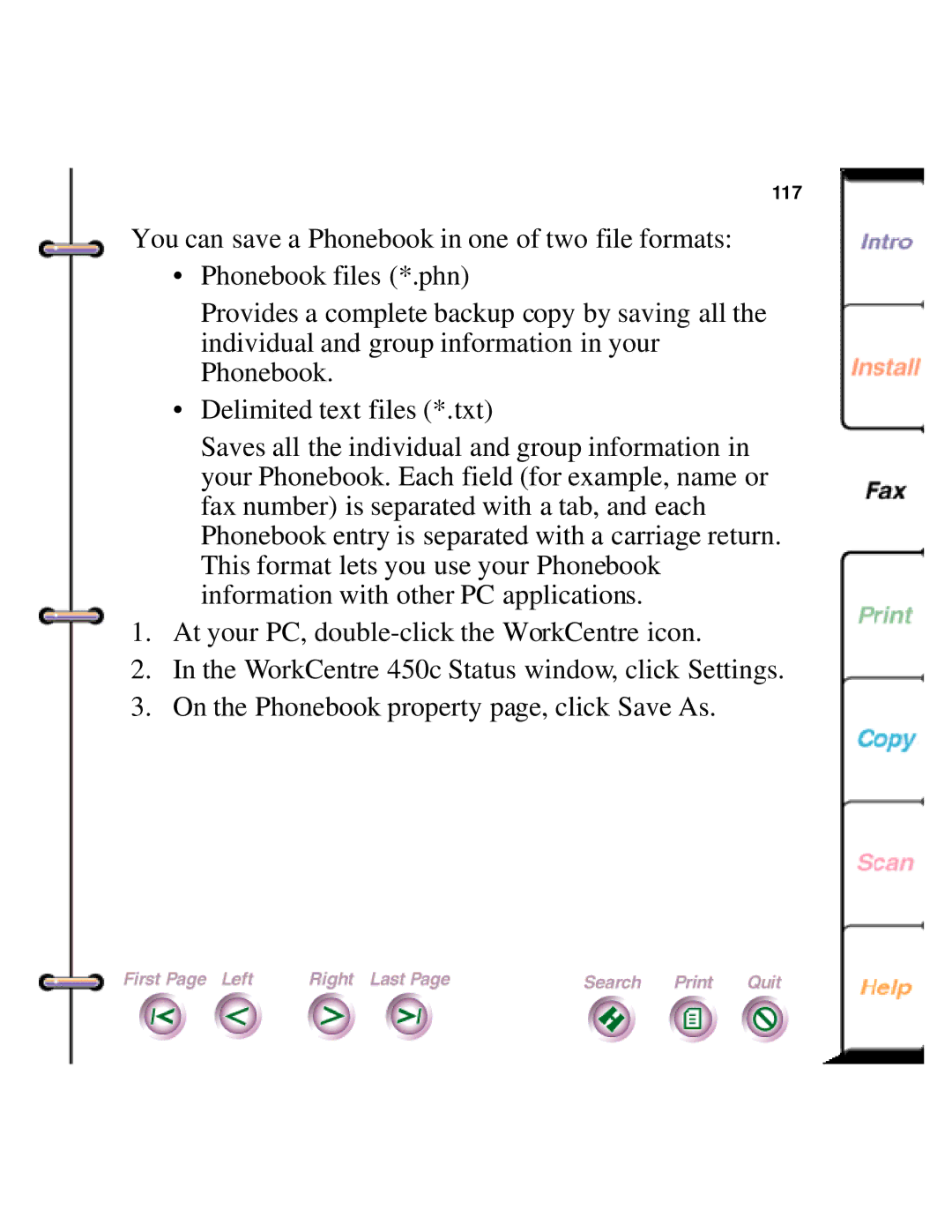 Xerox 450c manual 117 