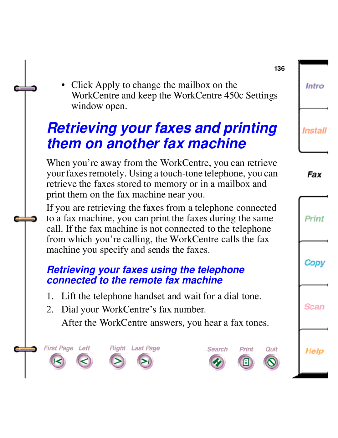 Xerox 450c manual 136 