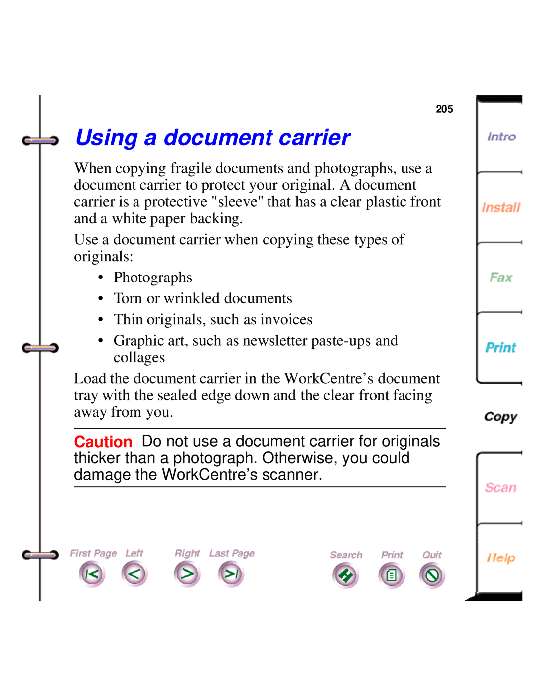 Xerox 450c manual 205 