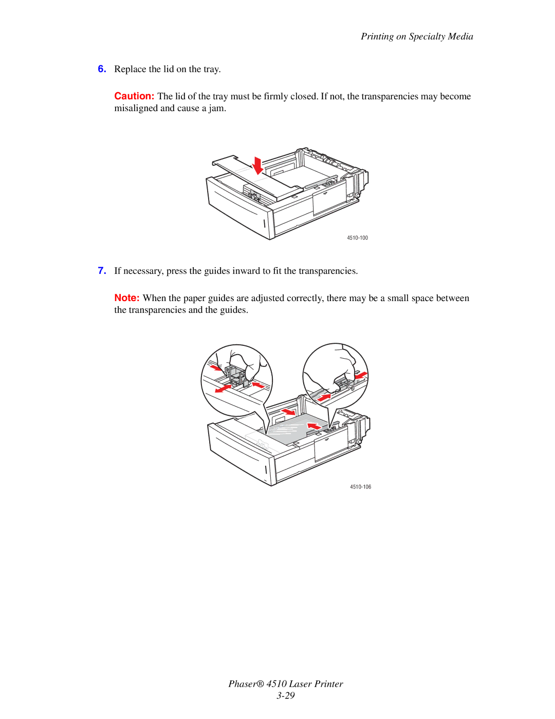 Xerox manual 4510-106 