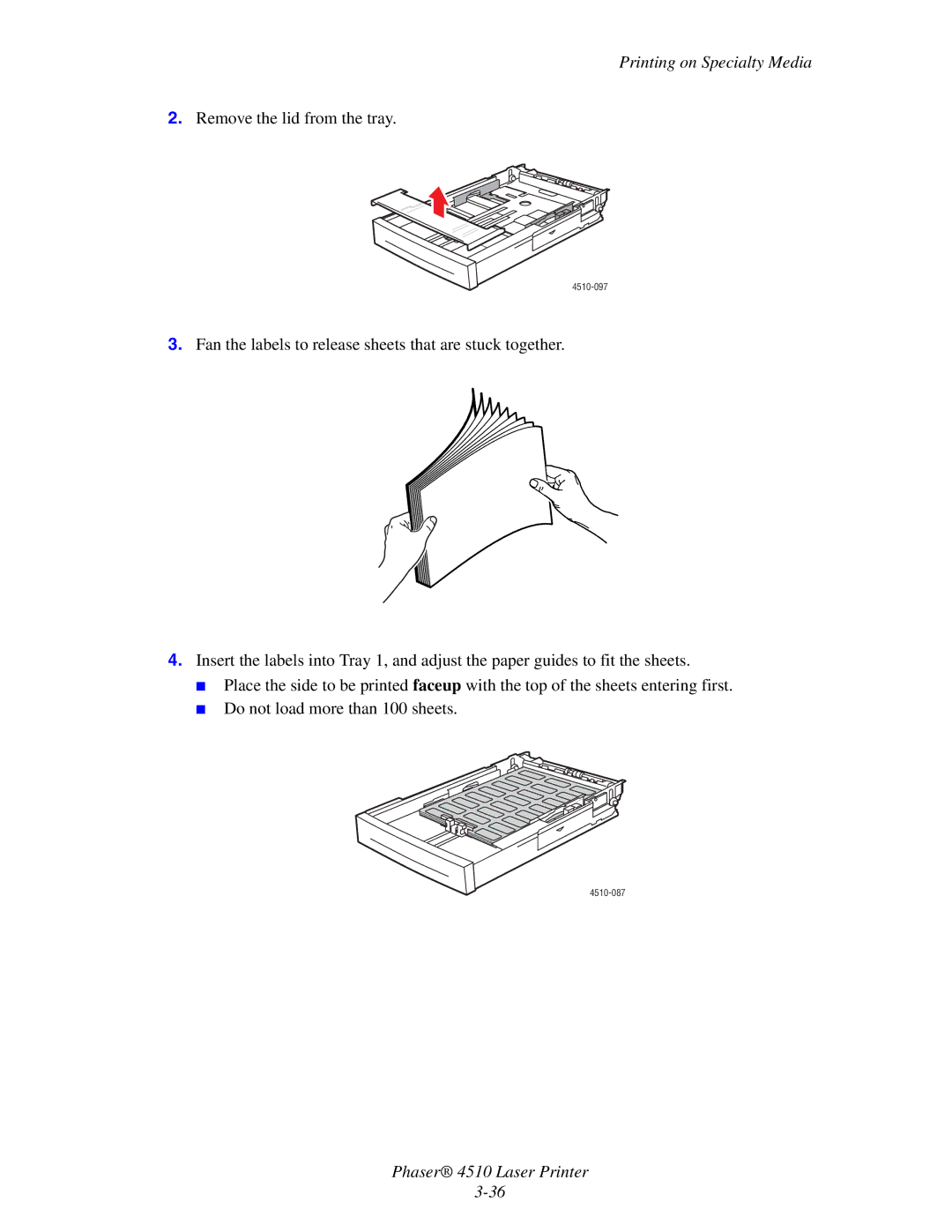 Xerox manual 4510-087 