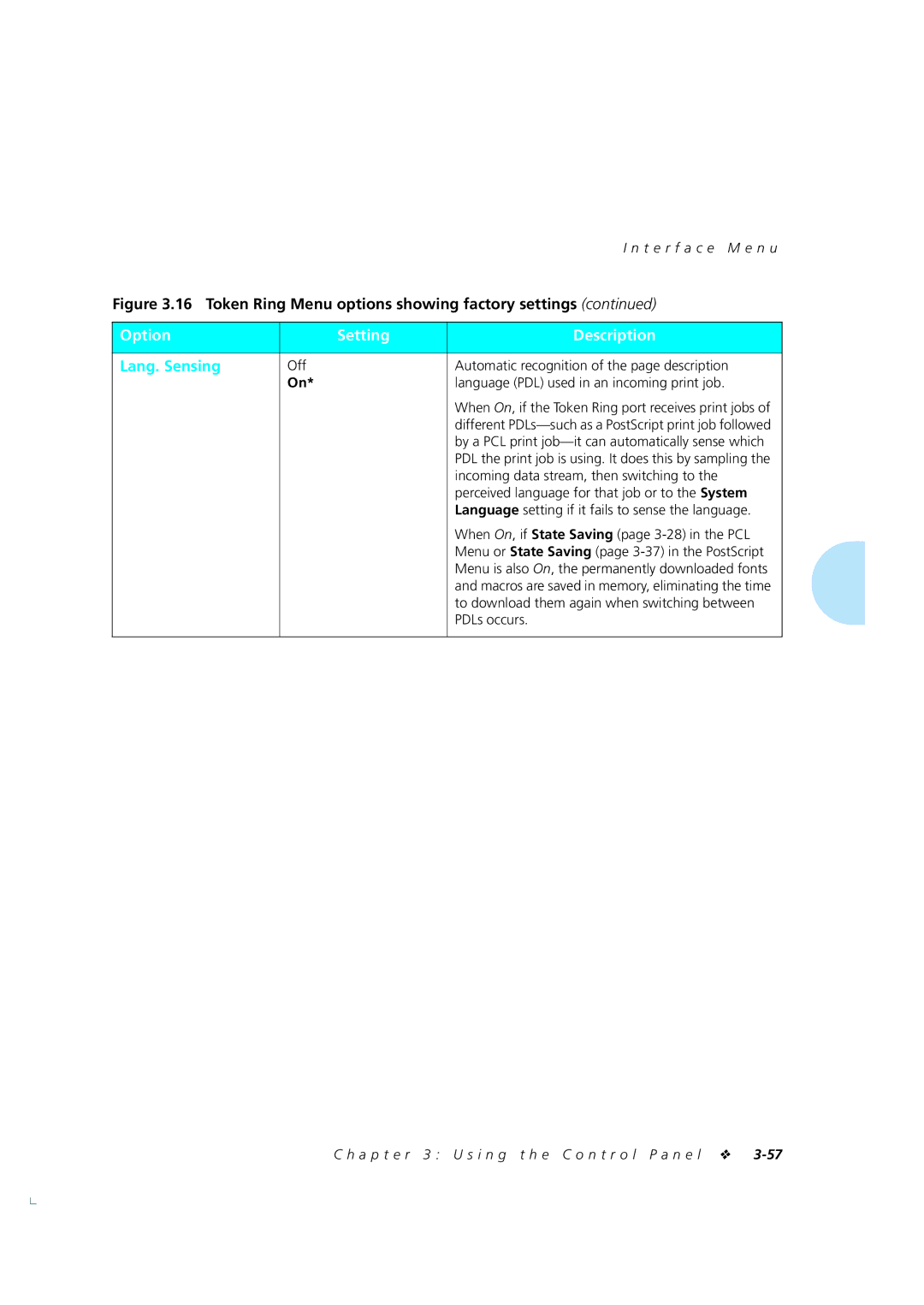 Xerox 4520mp manual When On, if the Token Ring port receives print jobs 