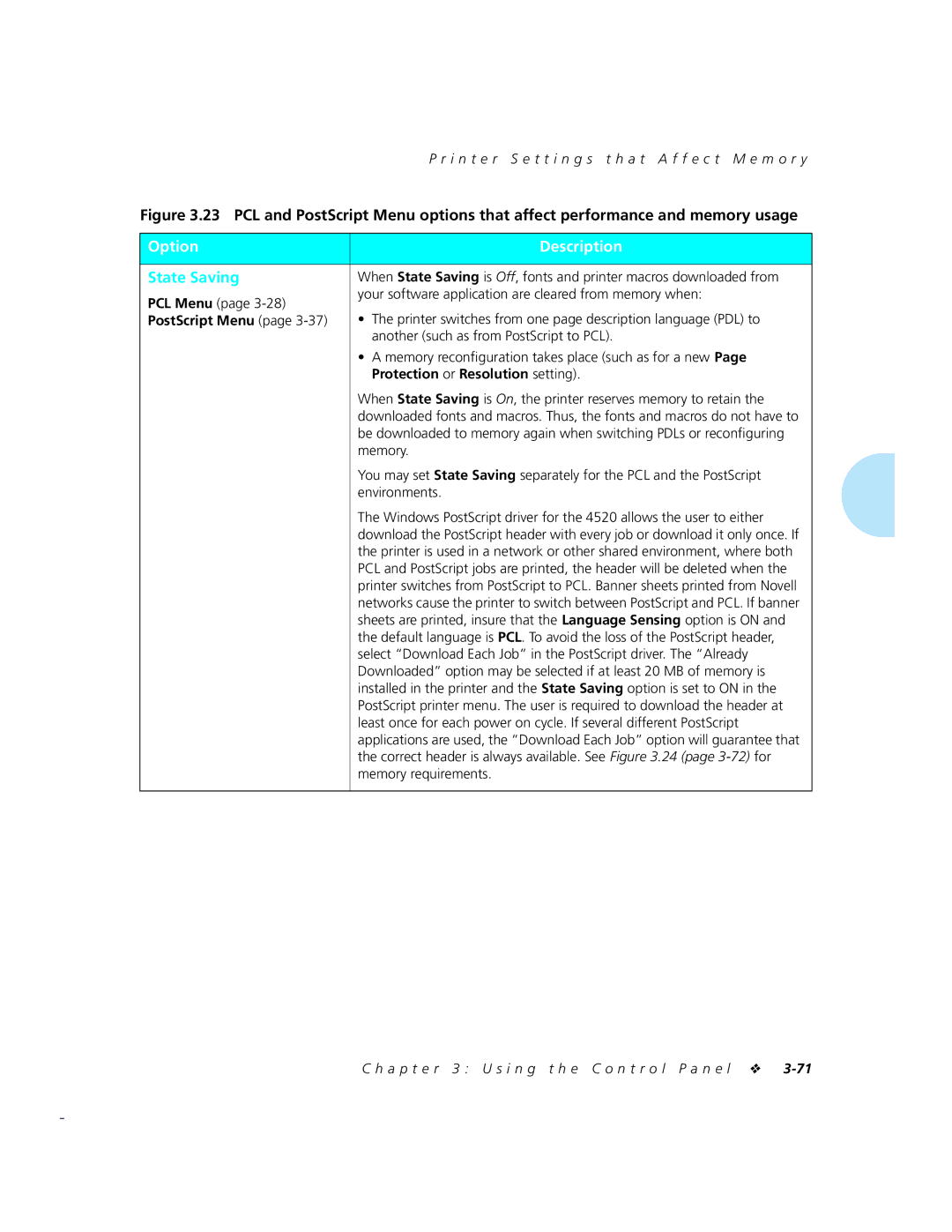 Xerox 4520mp manual Protection or Resolution setting 