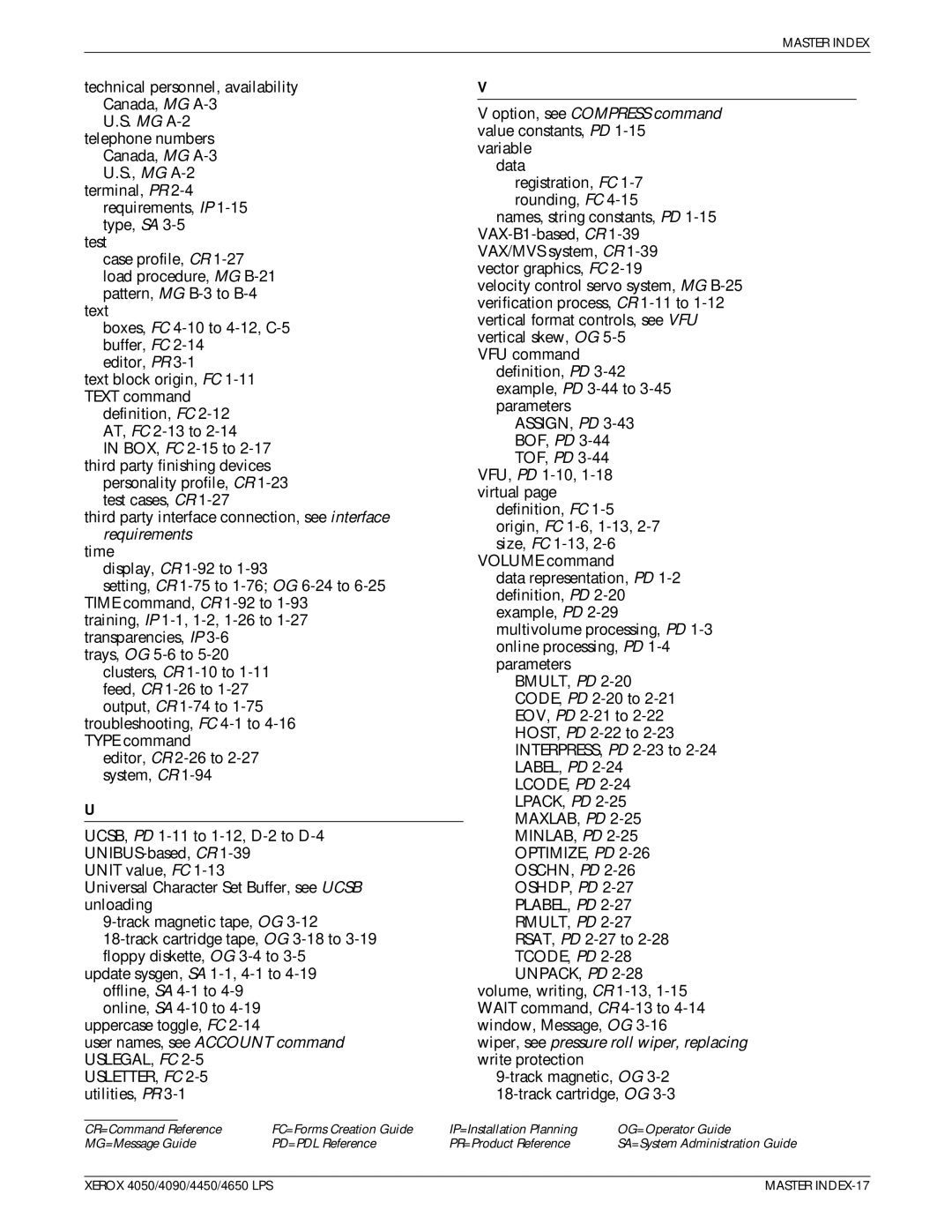 Xerox 4650 LPS manual Maxlab, Pd Minlab, Pd Optimize, Pd, Plabel, Pd 