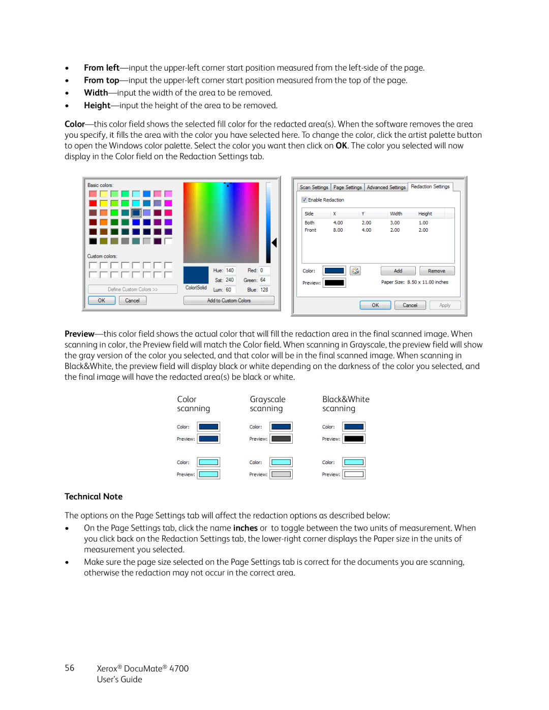 Xerox 4700 manual Scanning 