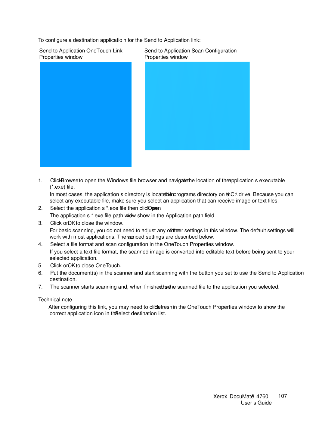 Xerox 4760 manual Technical note 