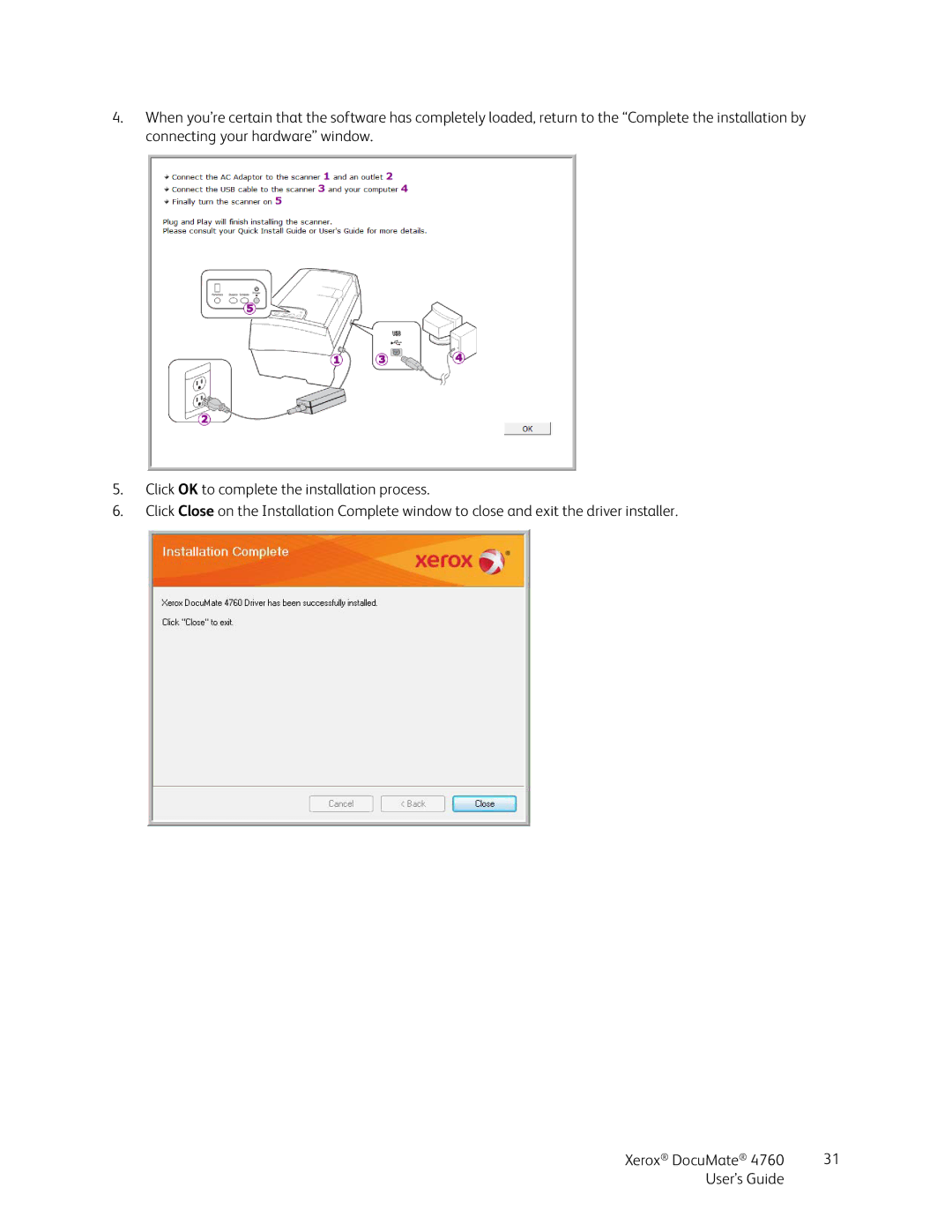 Xerox 4760 manual 