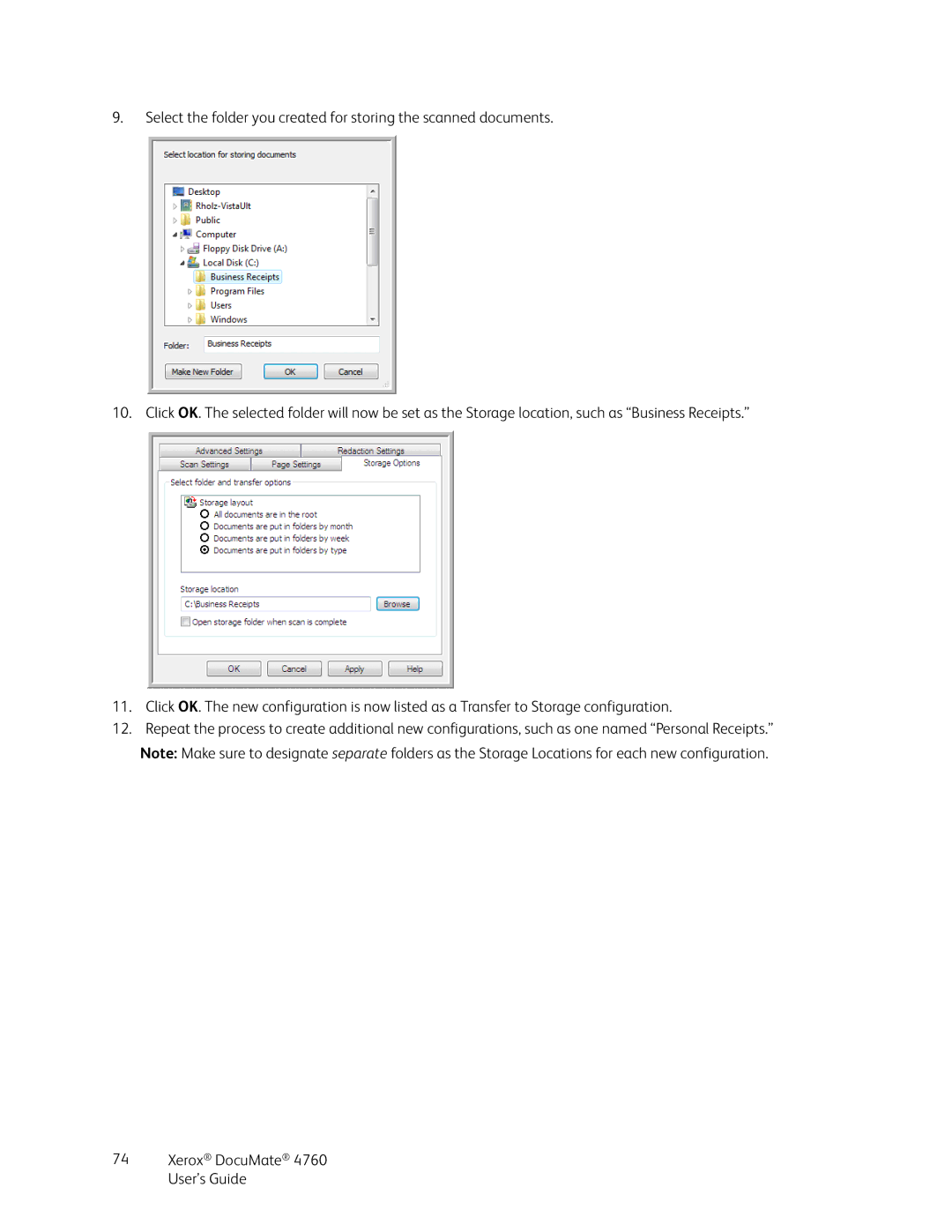 Xerox 4760 manual 