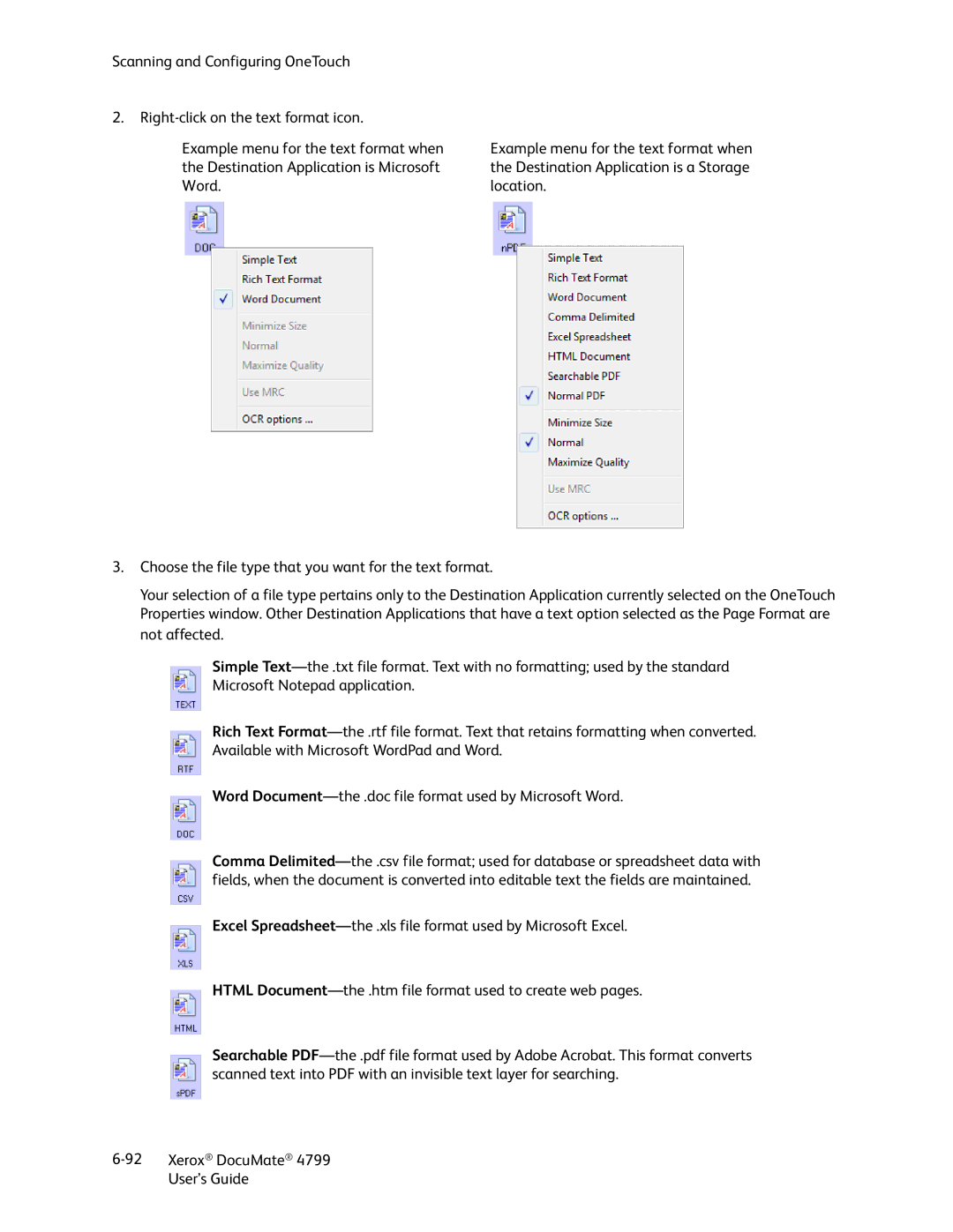 Xerox 4799 manual 