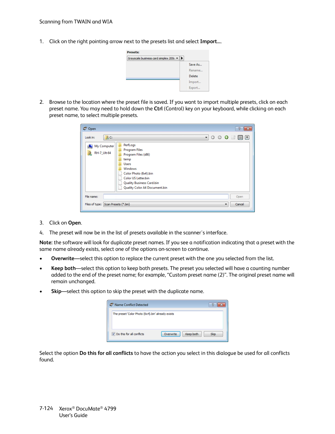 Xerox 4799 manual 