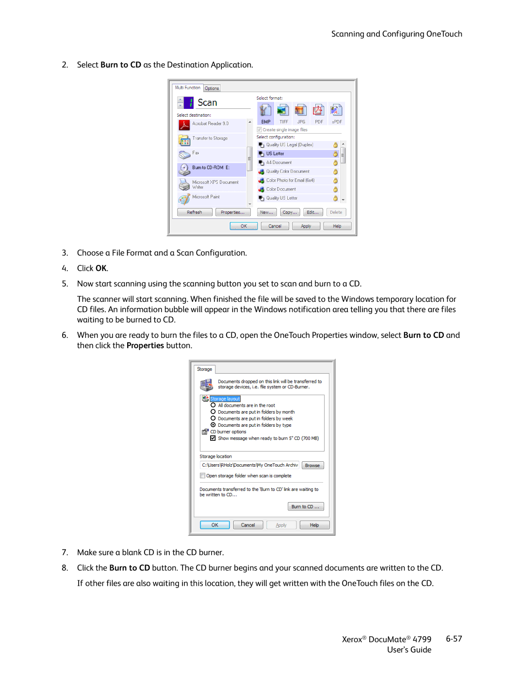 Xerox 4799 manual Xerox DocuMate User’s Guide 