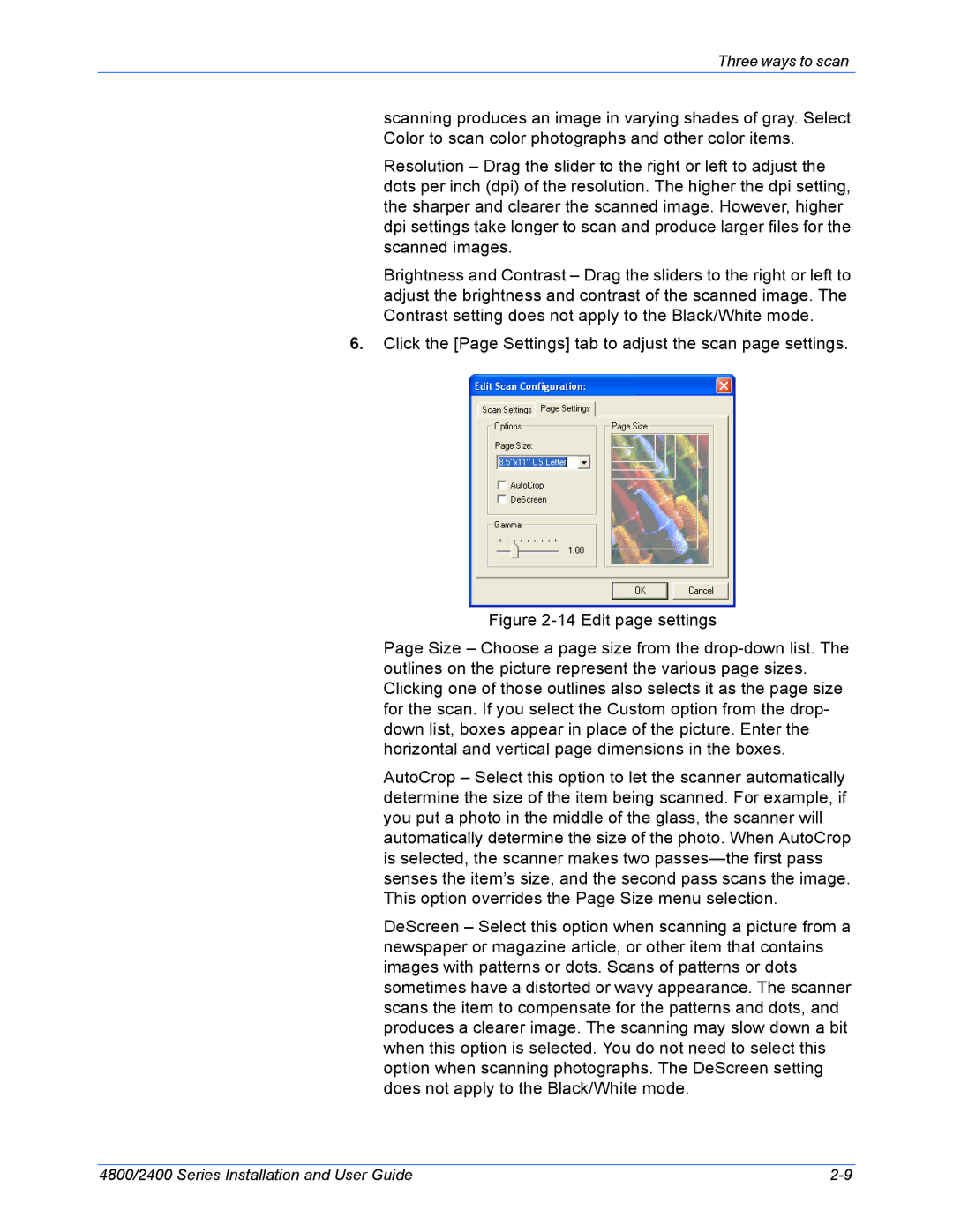 Xerox 2400, 4800 manual Three ways to scan 