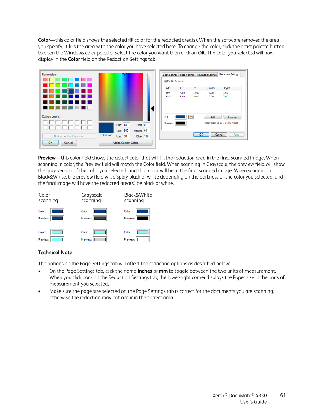 Xerox 4830 manual Scanning 