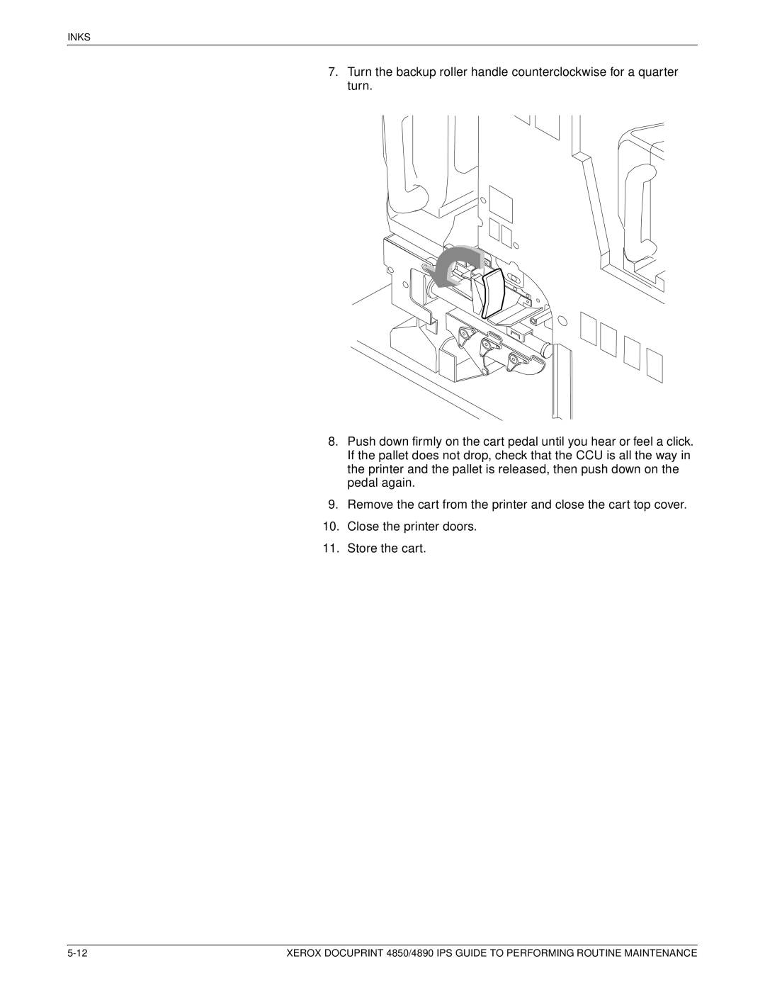 Xerox 4890 IPS manual Inks 