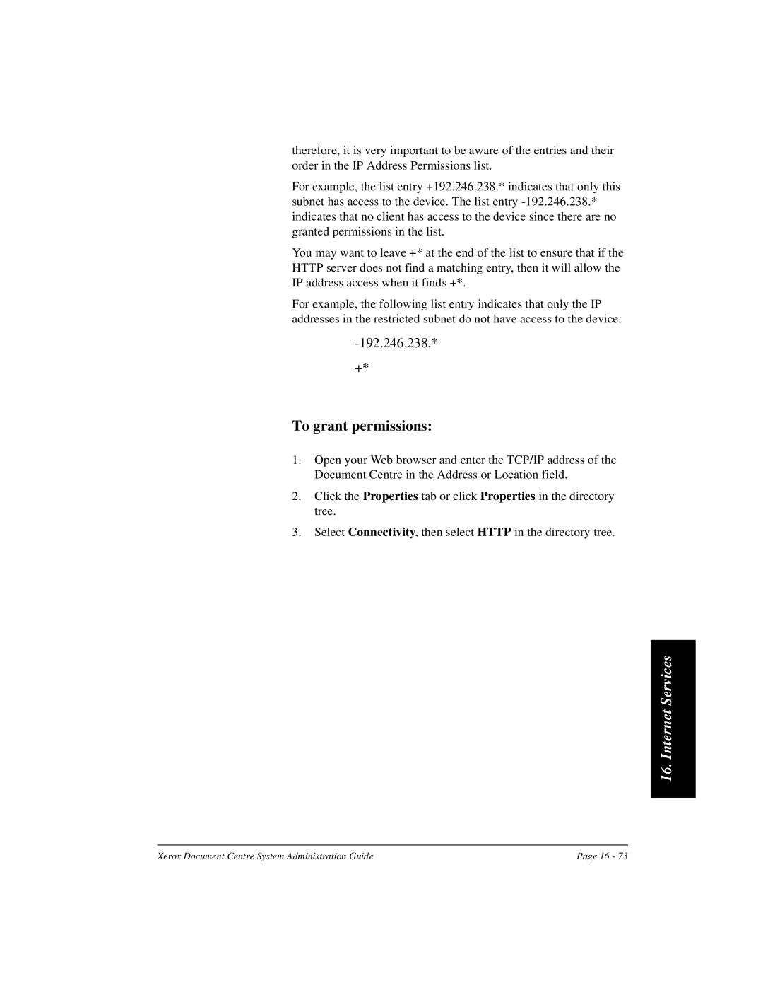 Xerox 480 ST, 490 ST manual To grant permissions 