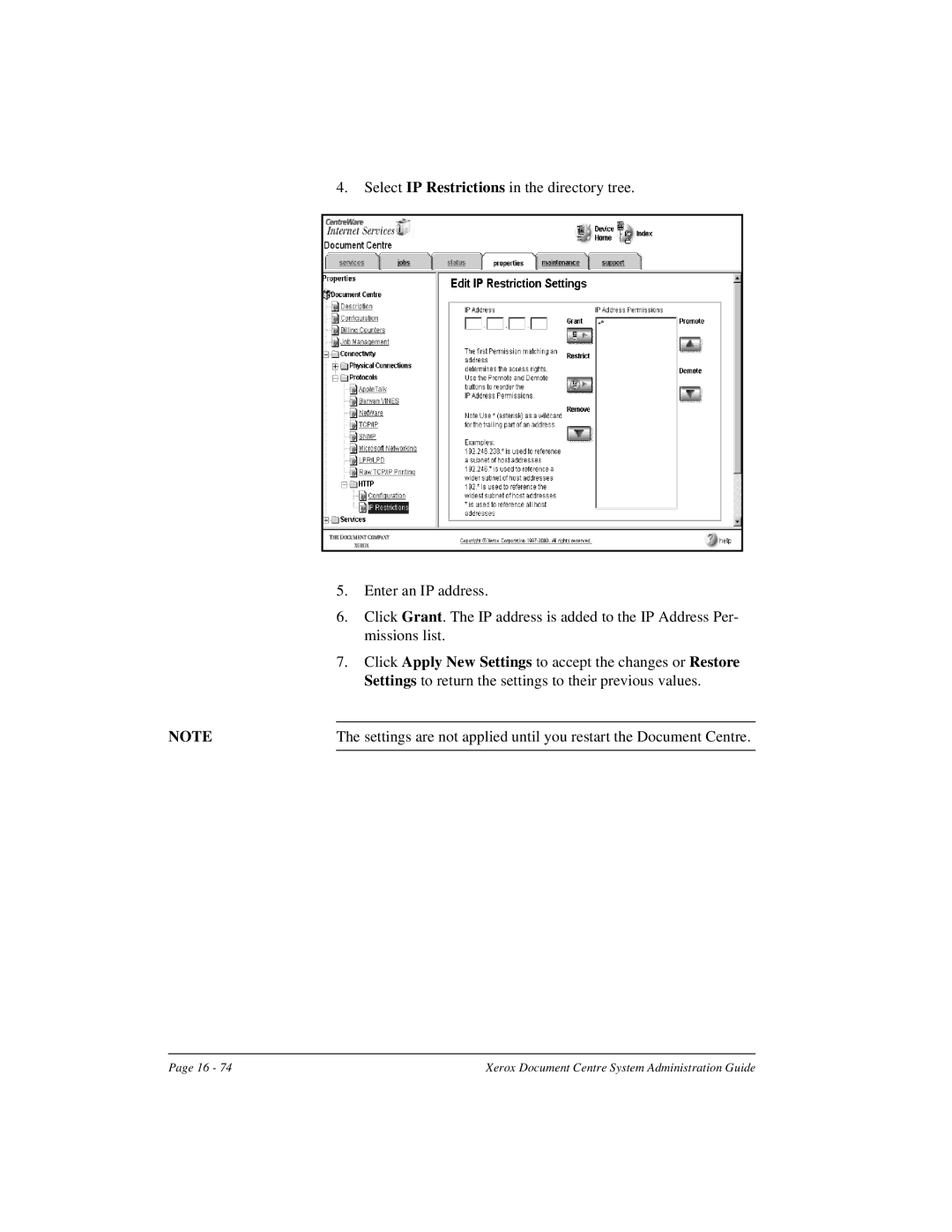 Xerox 490 ST, 480 ST manual Xerox Document Centre System Administration Guide 