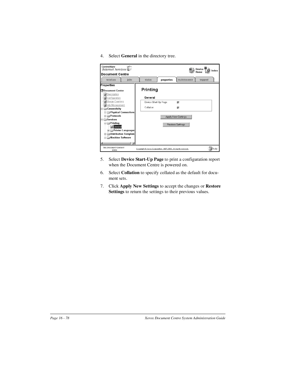 Xerox 490 ST, 480 ST manual Xerox Document Centre System Administration Guide 