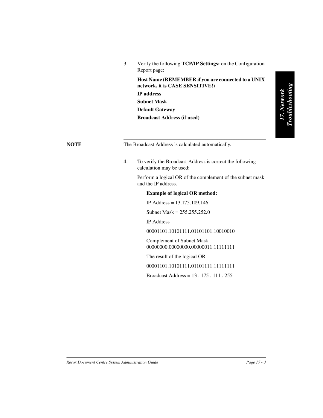 Xerox 480 ST, 490 ST manual Example of logical or method 